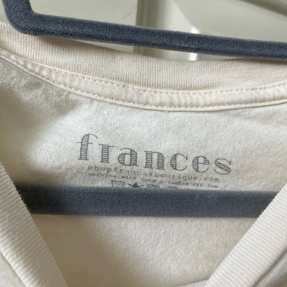 Cream oversized tee - Picture 2 of 2